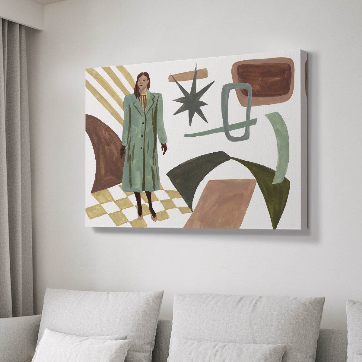 Vintage Vibes II - Canvas Art Print