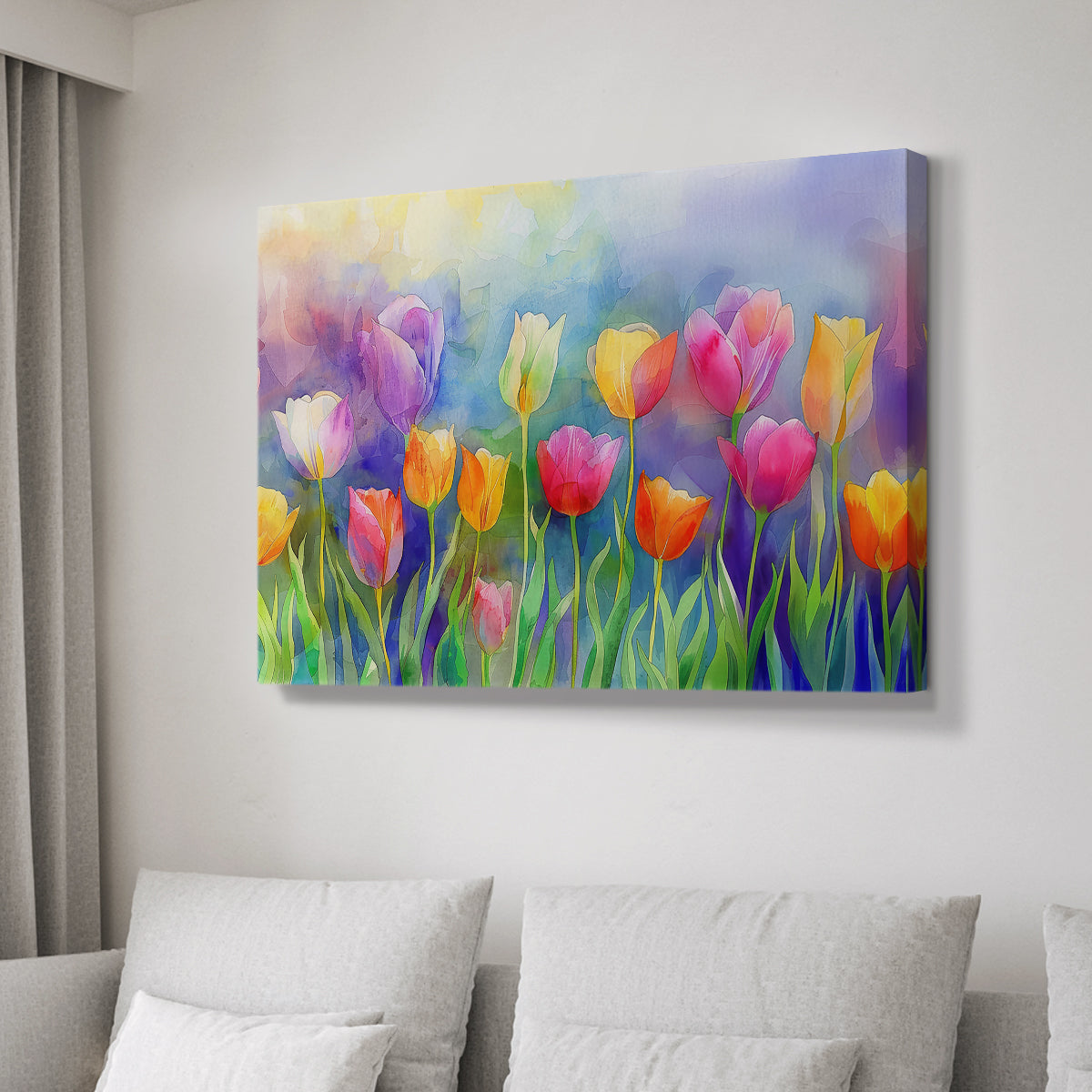 Floral Watercolor XLII - Canvas Art Print