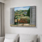 Tuscan White and Poppies - Canvas Art Print