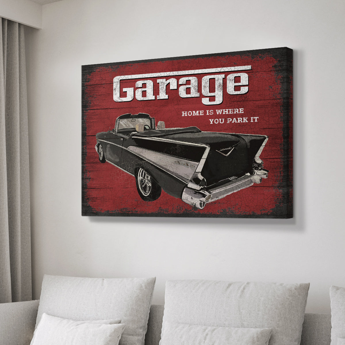 The Garage - Canvas Art Print