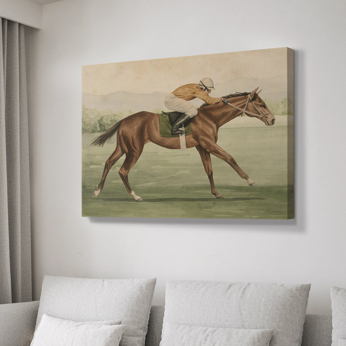 Vintage Equestrian II - Canvas Art Print