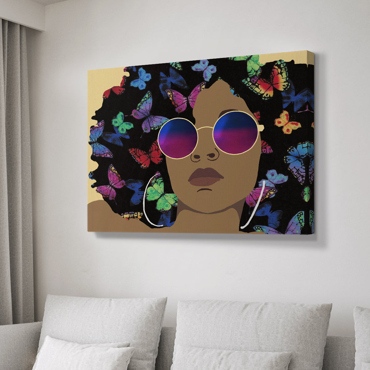 Butterfly Diva I - Canvas Art Print