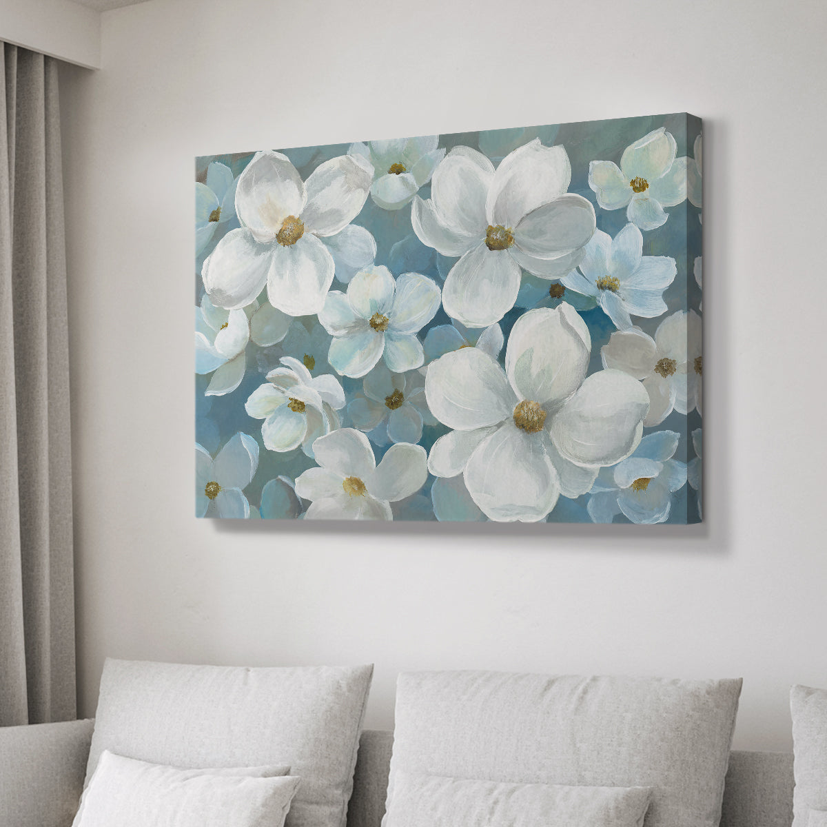 White Expression - Canvas Art Print