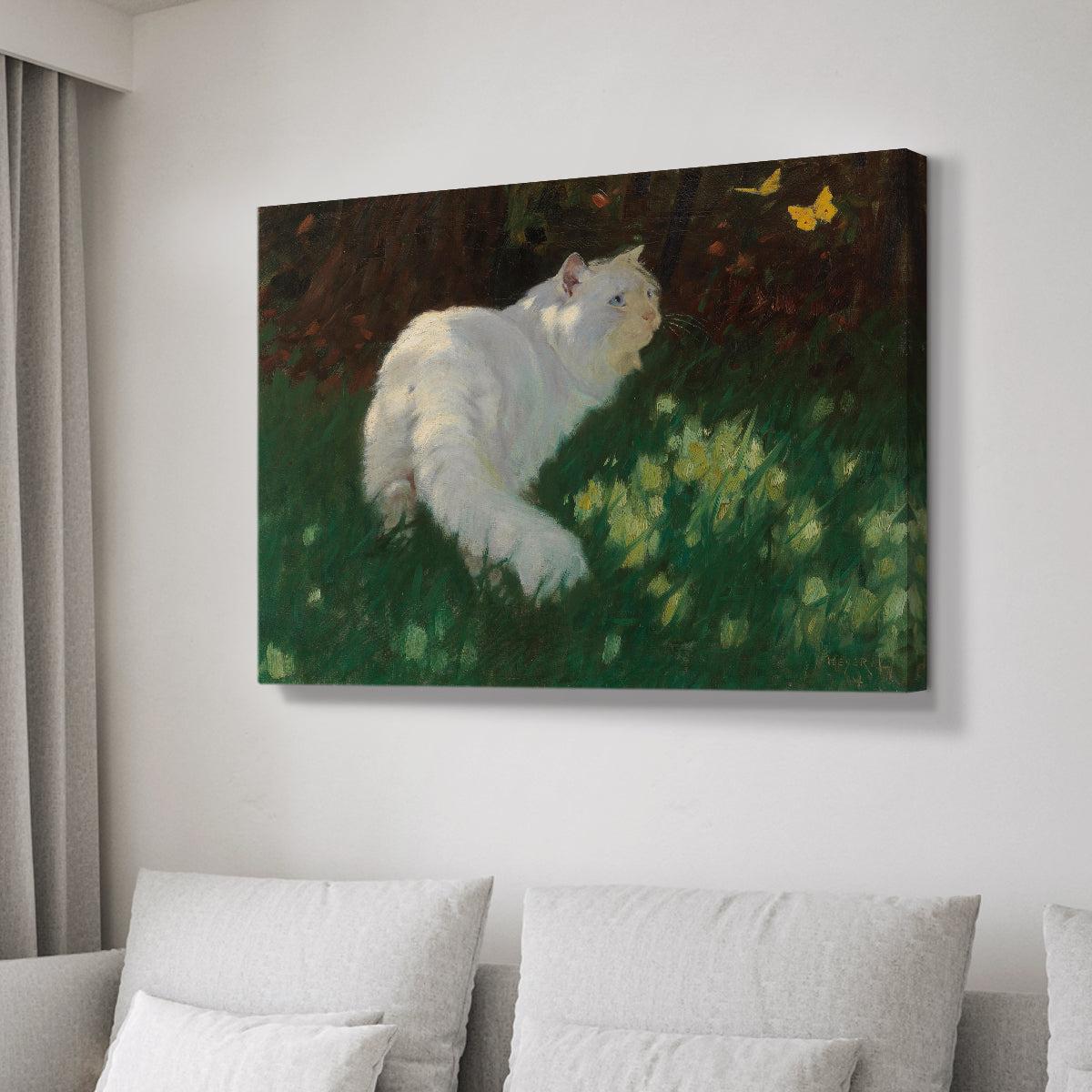 Vintage Kitty XXXVIII - Canvas Art Print