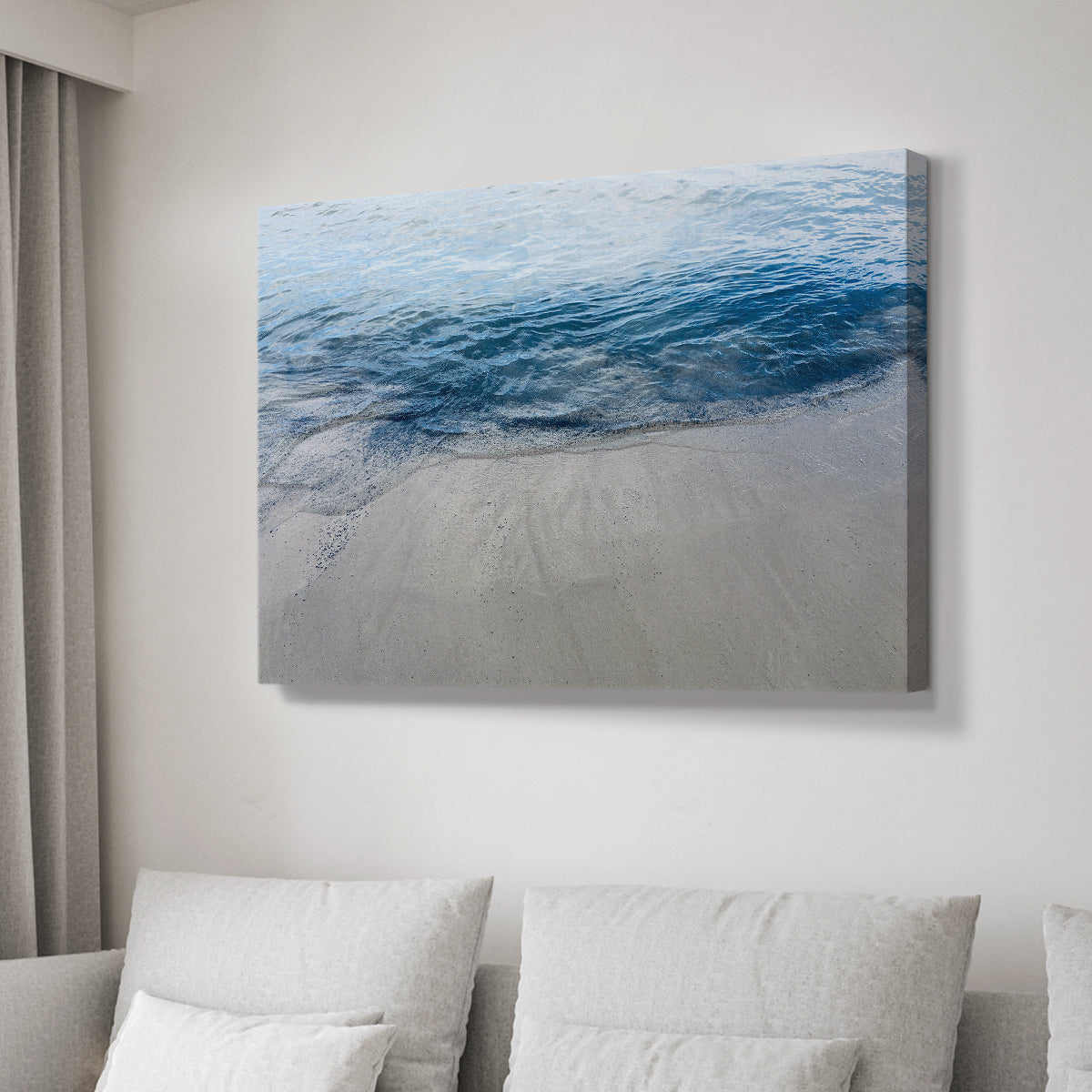 Aegean Blue Water - Canvas Art Print