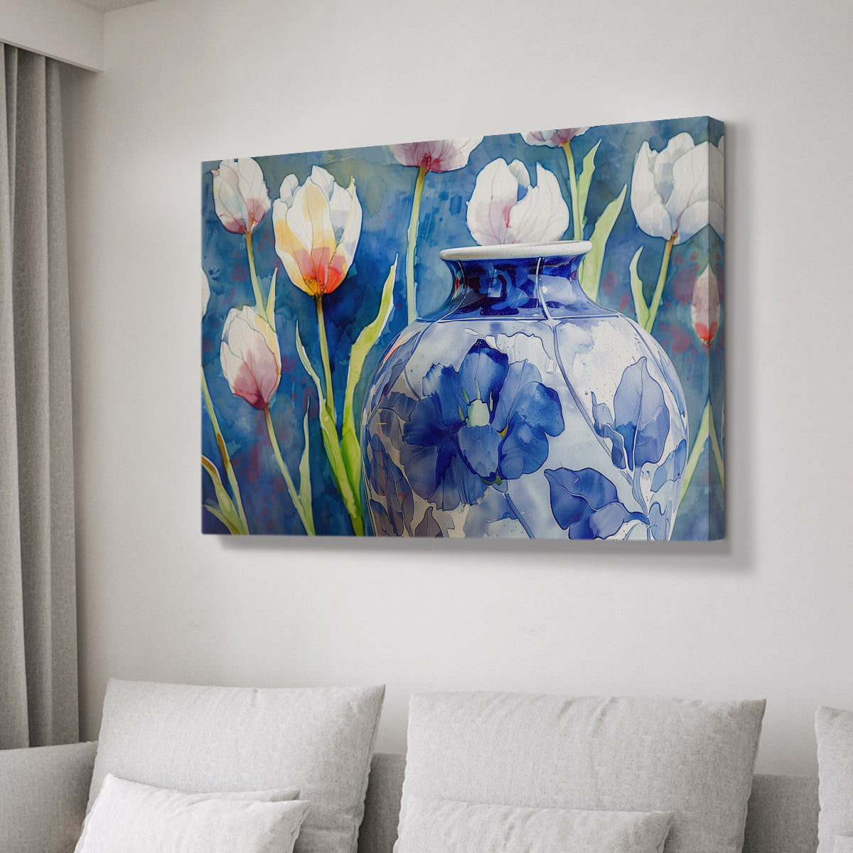 Floral Watercolor LII - Canvas Art Print