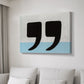 He Said She Said - Canvas Art Print
