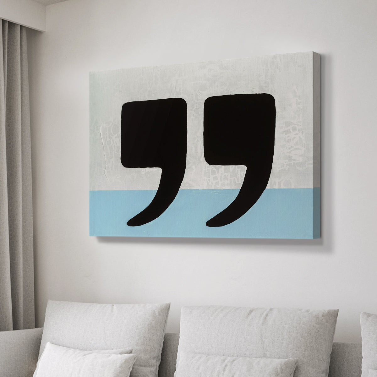 He Said She Said - Canvas Art Print