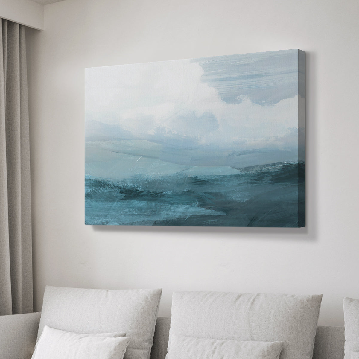 Azure Rising IV - Canvas Art Print