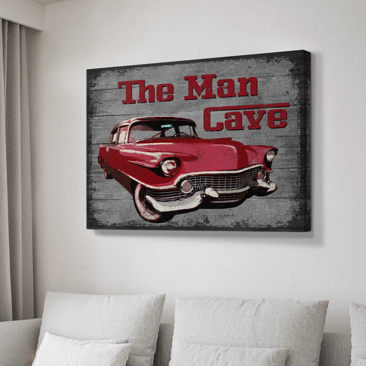 The Man Cave - Canvas Art Print