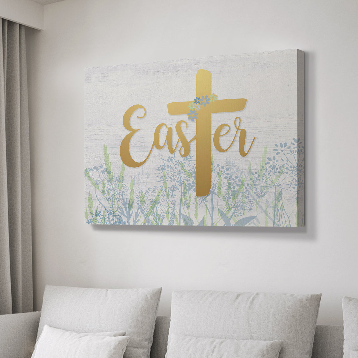 Easter Wildflowers - Canvas Art Print