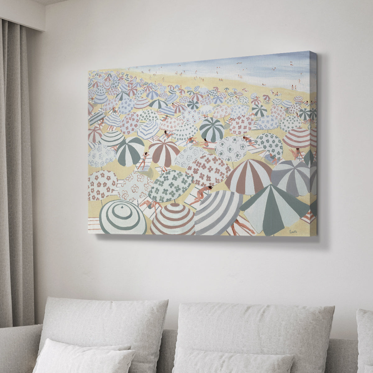 Subtle Beach - Canvas Art Print