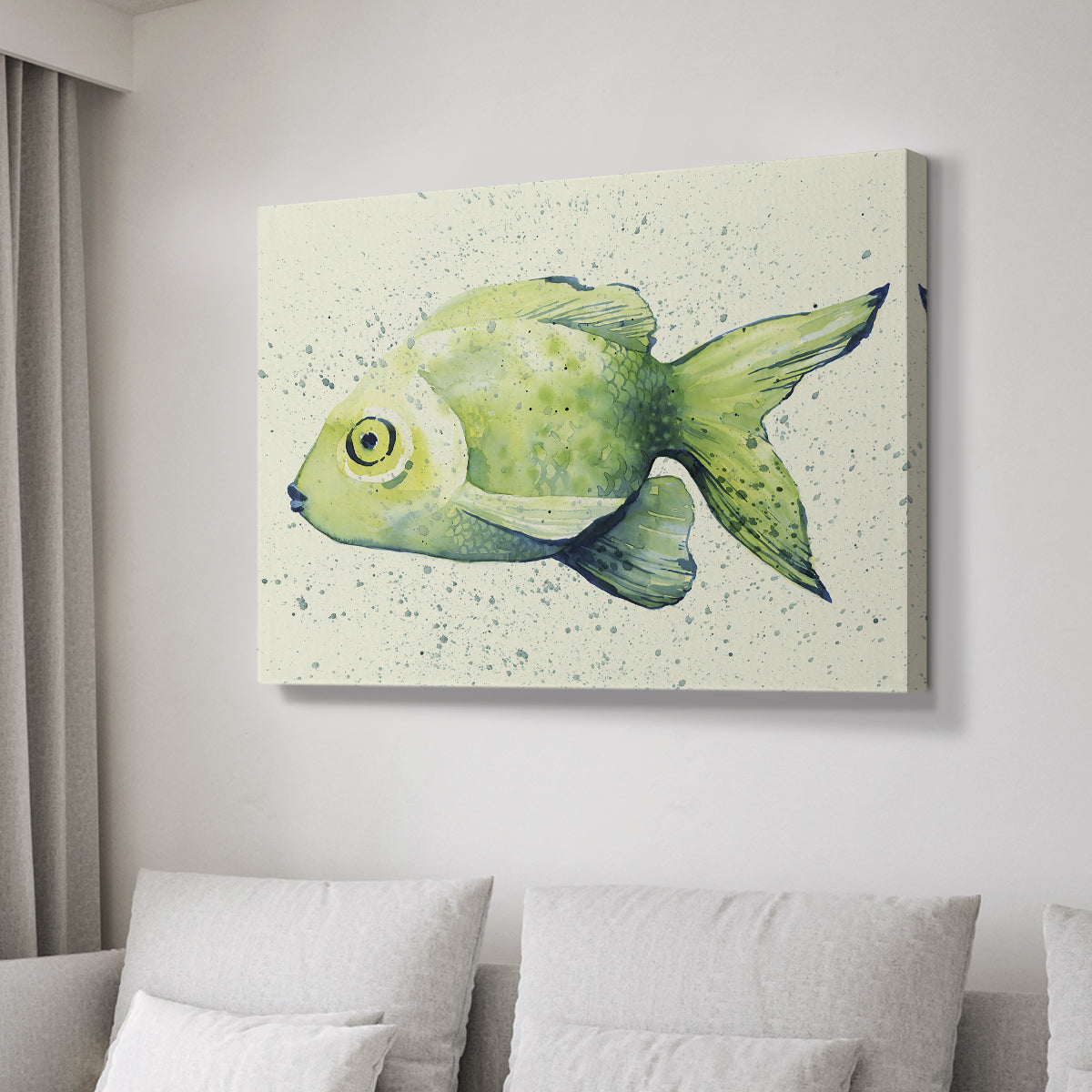 Speckled Freshwater Fish I - Canvas Art Print