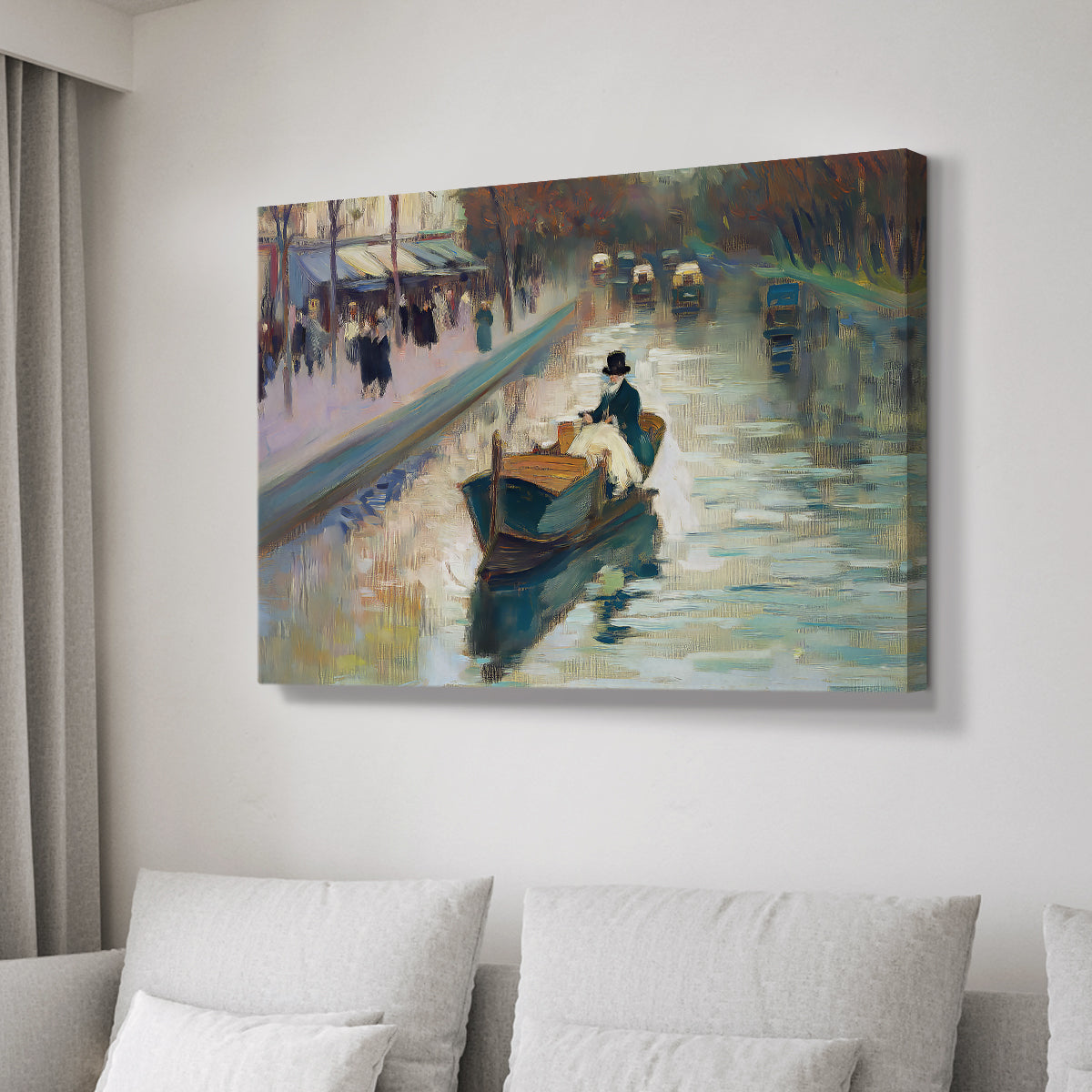 River Impression LXXXII - Canvas Art Print