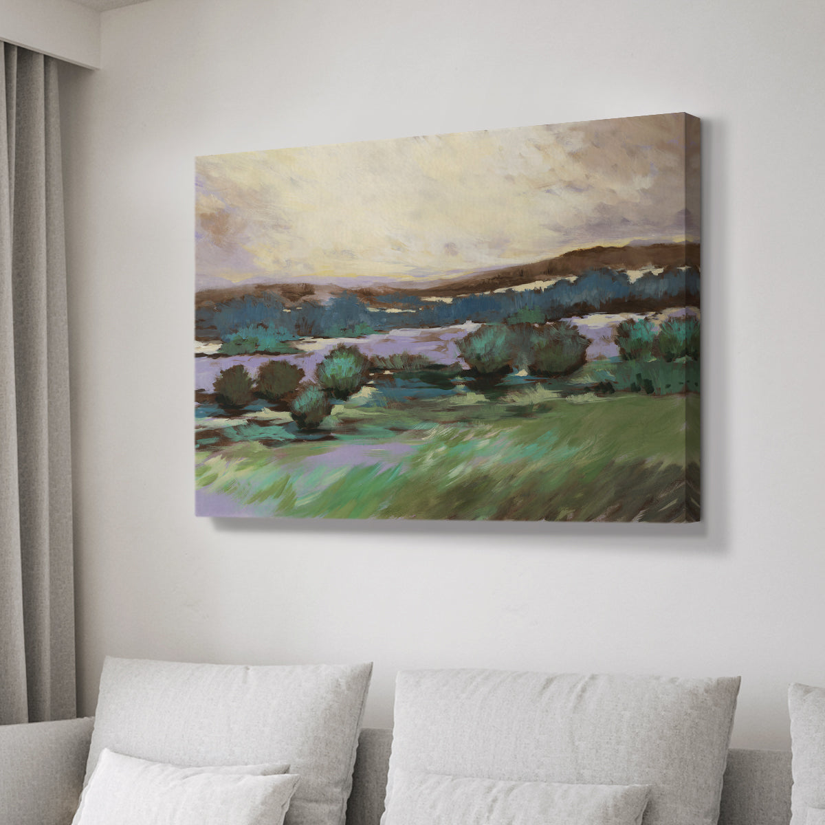Sunny Desert Floor - Canvas Art Print