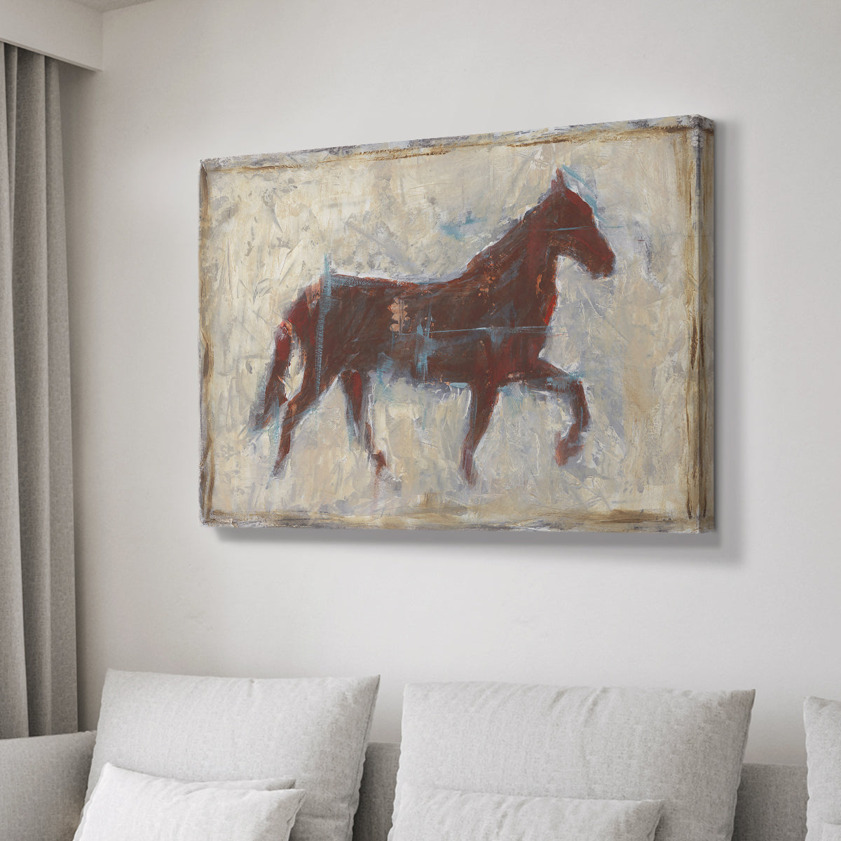 Iron Equine II - Canvas Art Print