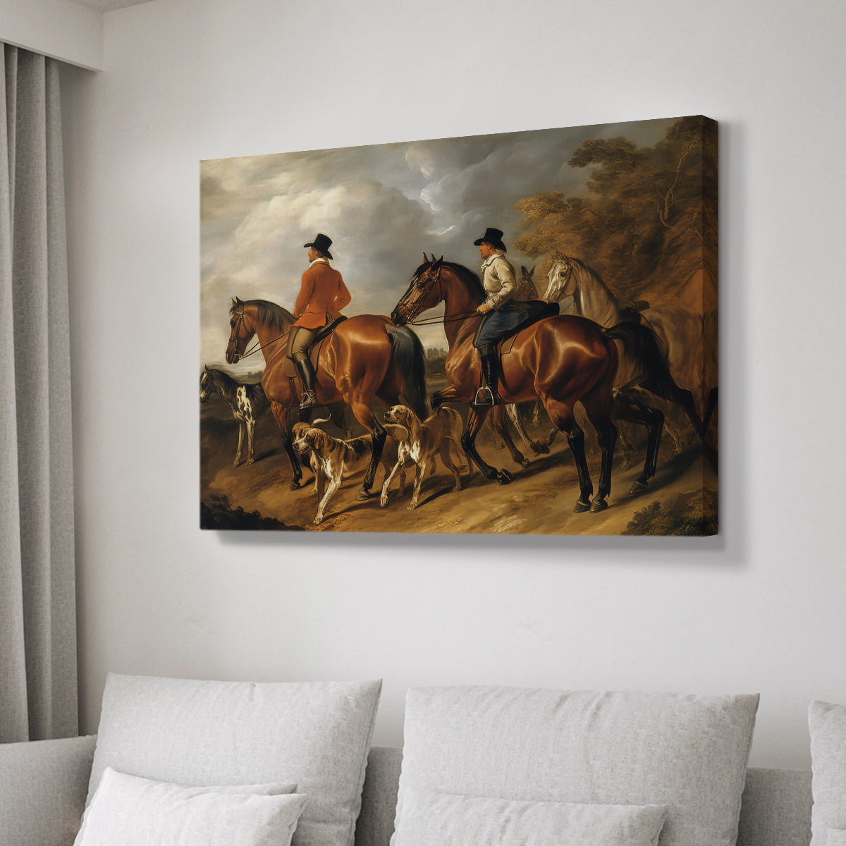 Vintage Hunt LXXIX - Canvas Art Print