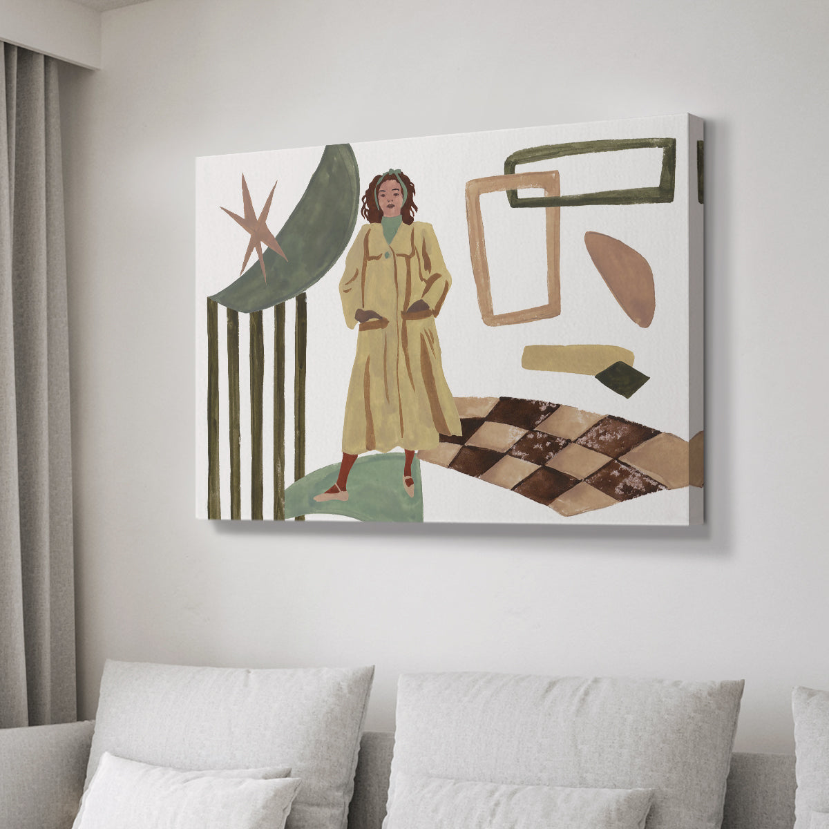 Vintage Vibes VI - Canvas Art Print