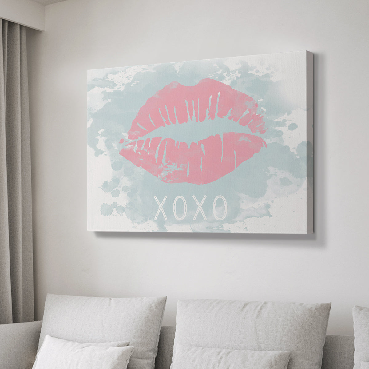XOXO in Color - Canvas Art Print