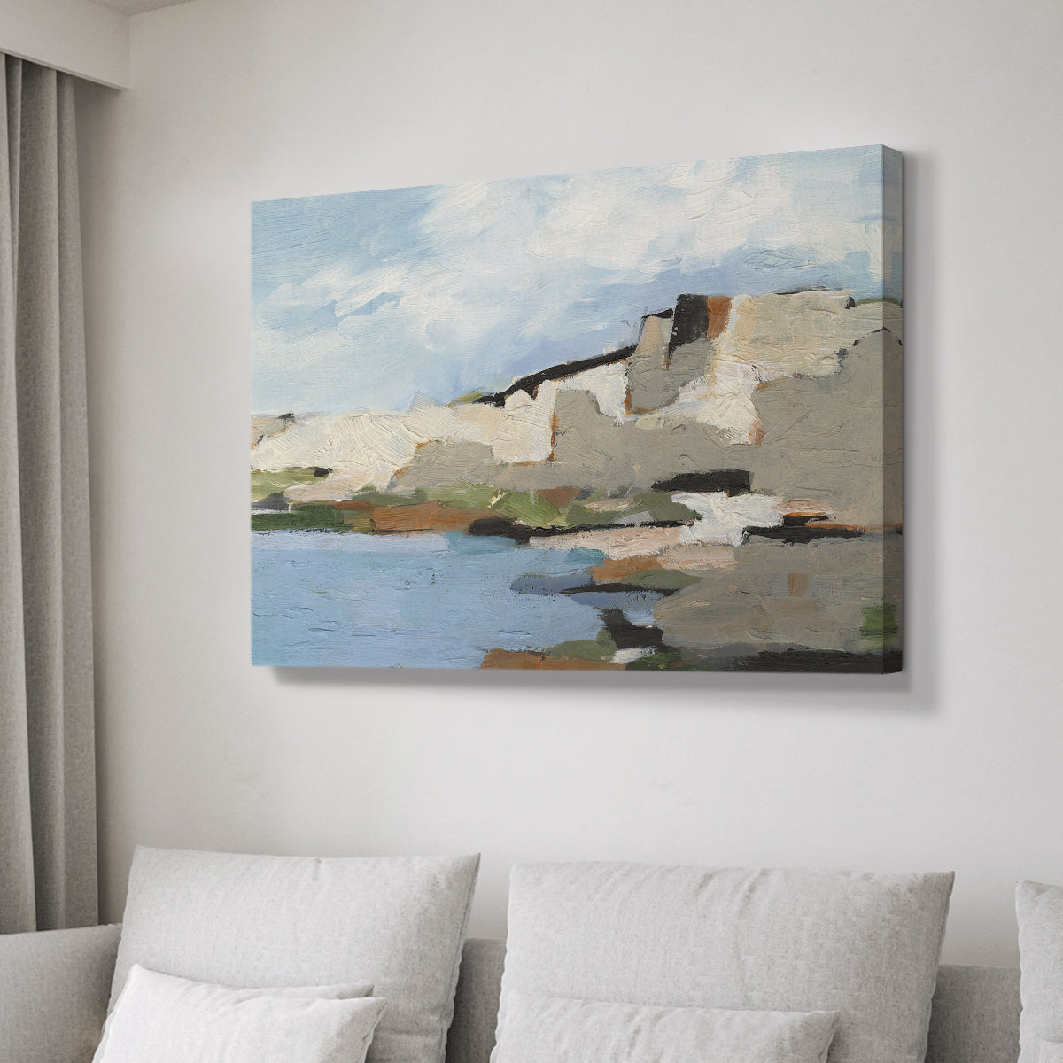 White Rock Cliffs II - Canvas Art Print