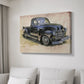 Antique Pickup II - Canvas Art Print