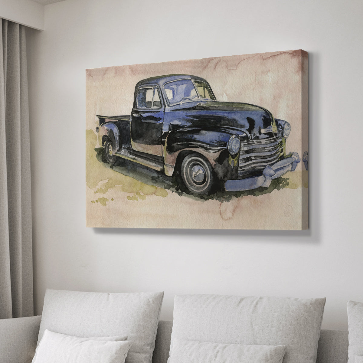 Antique Pickup II - Canvas Art Print