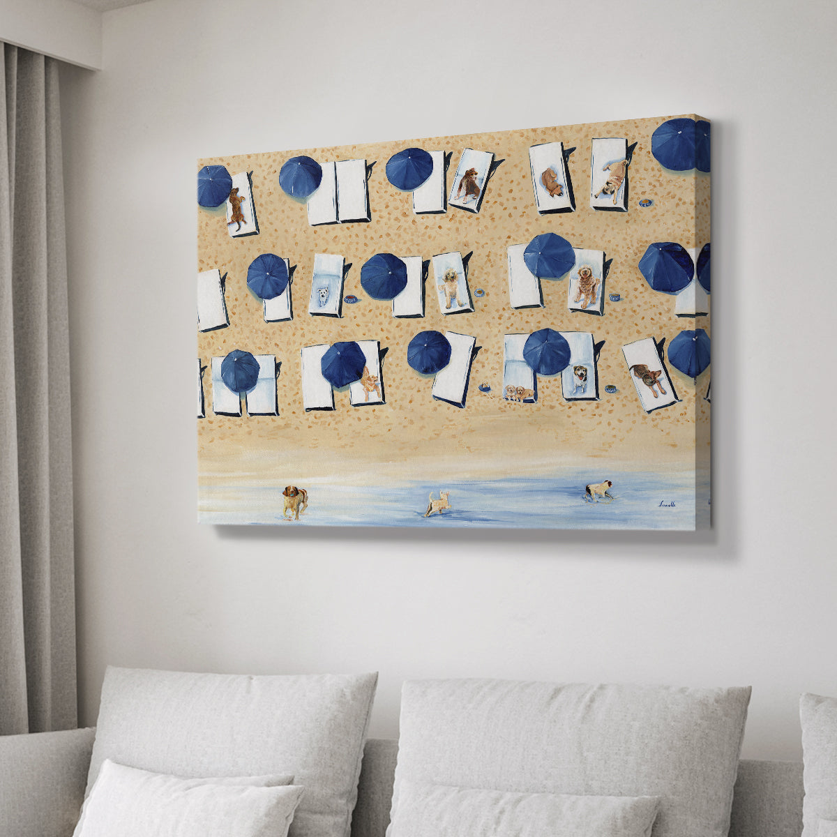 Dogs Allowed - Canvas Art Print