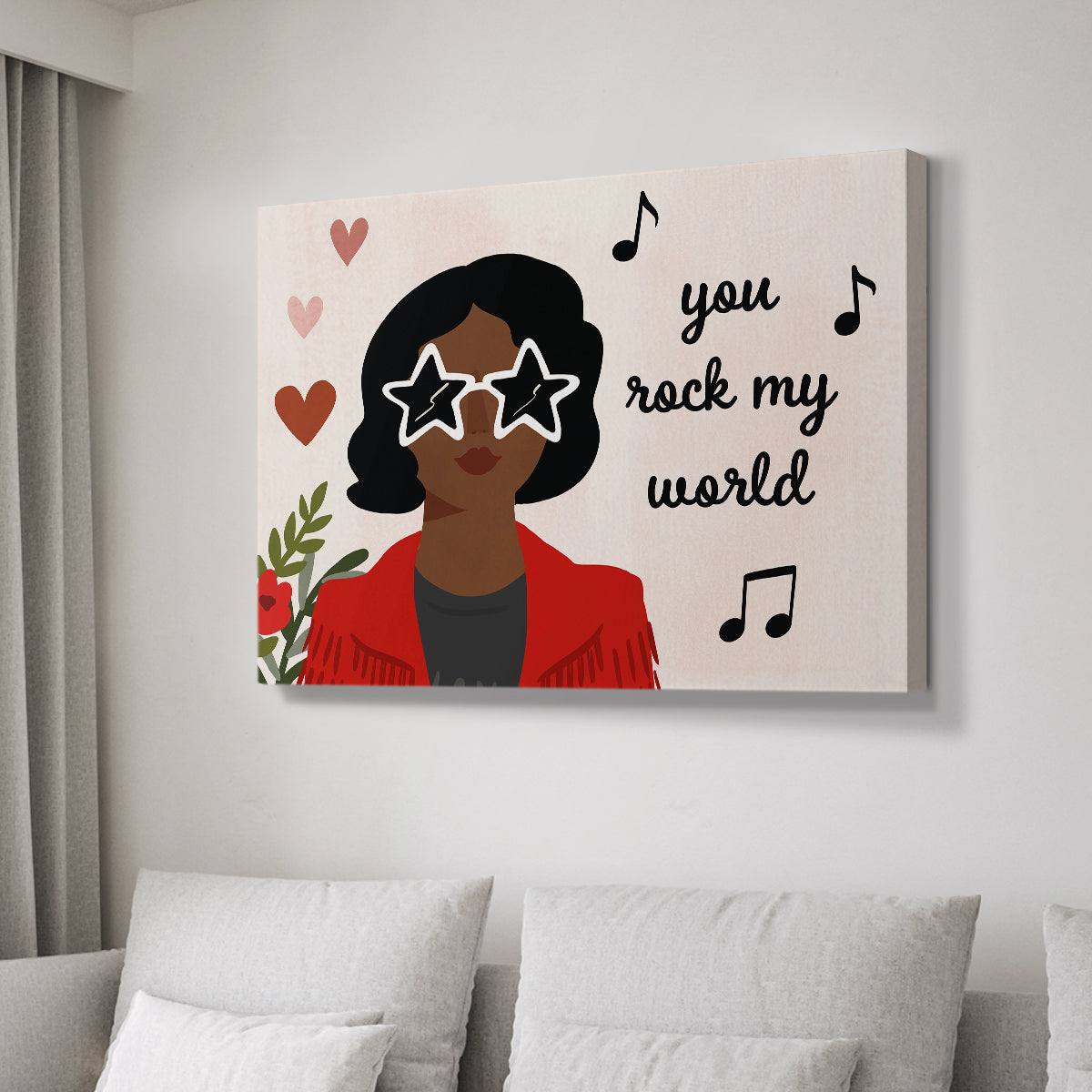 Darling Valentine Collection A - Canvas Art Print