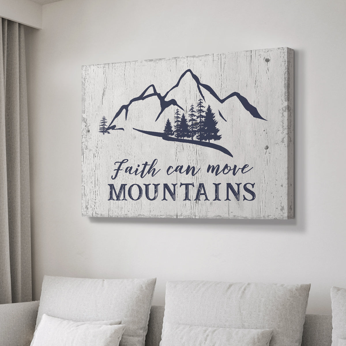 Move Mountains - Canvas Art Print
