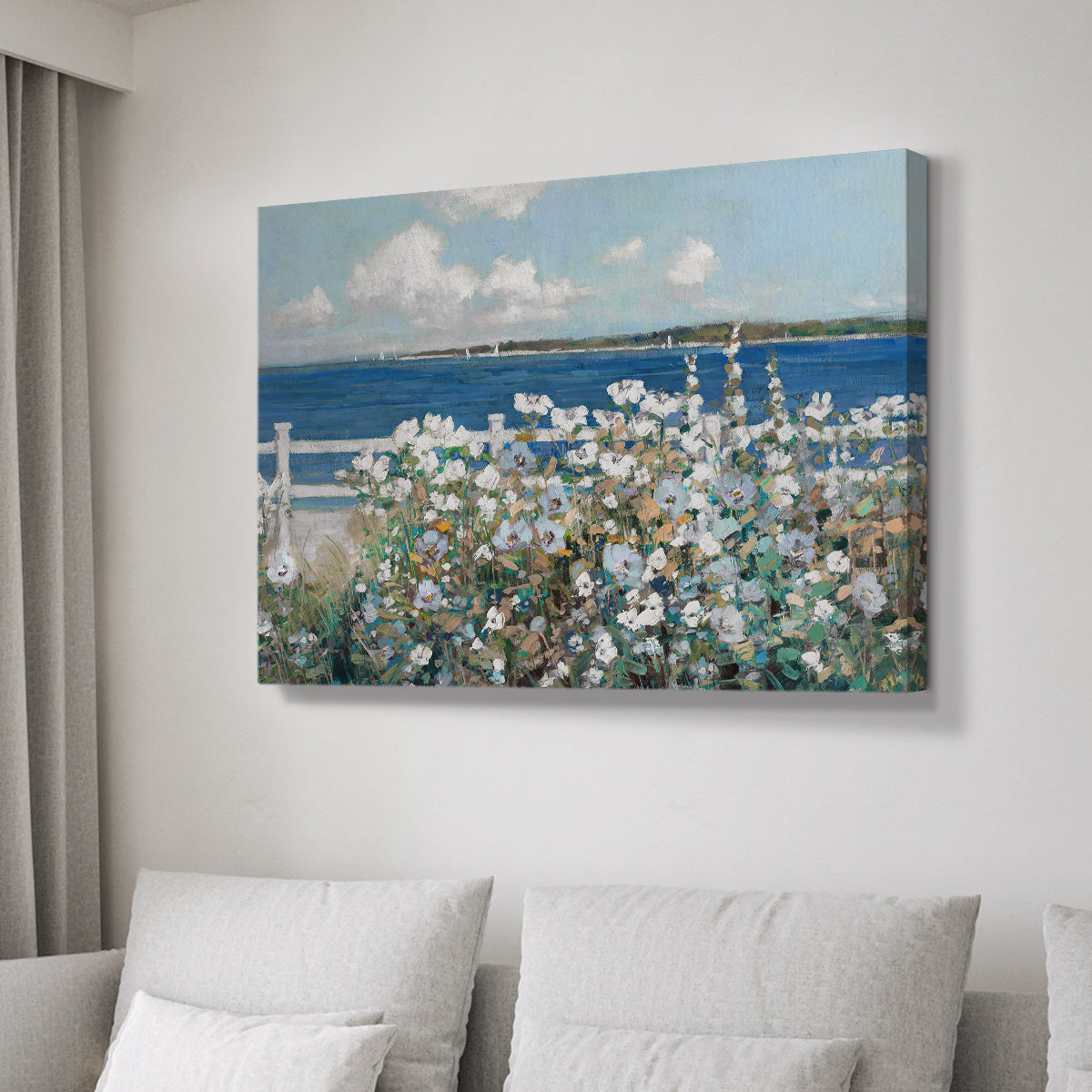 Bayside Garden - Canvas Art Print