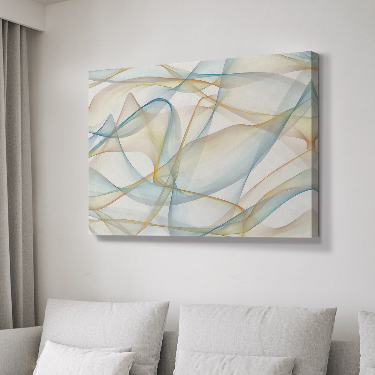 Curves and Waves V - Canvas Art Print