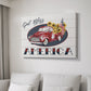 God Bless America Truck - Canvas Art Print