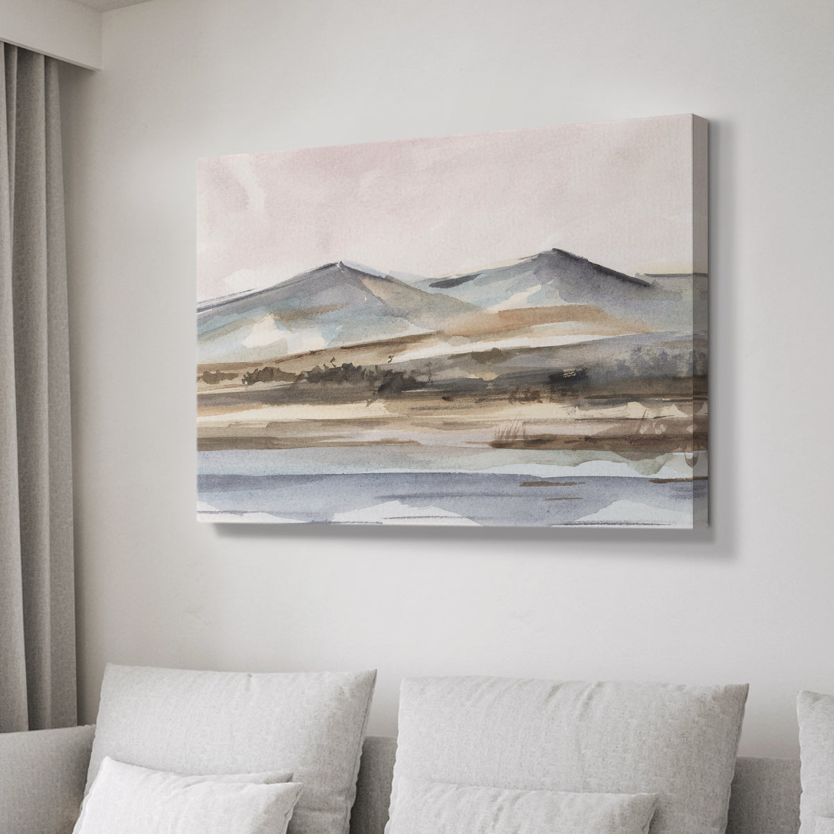 Autumn Mountain Valley II - Canvas Art Print