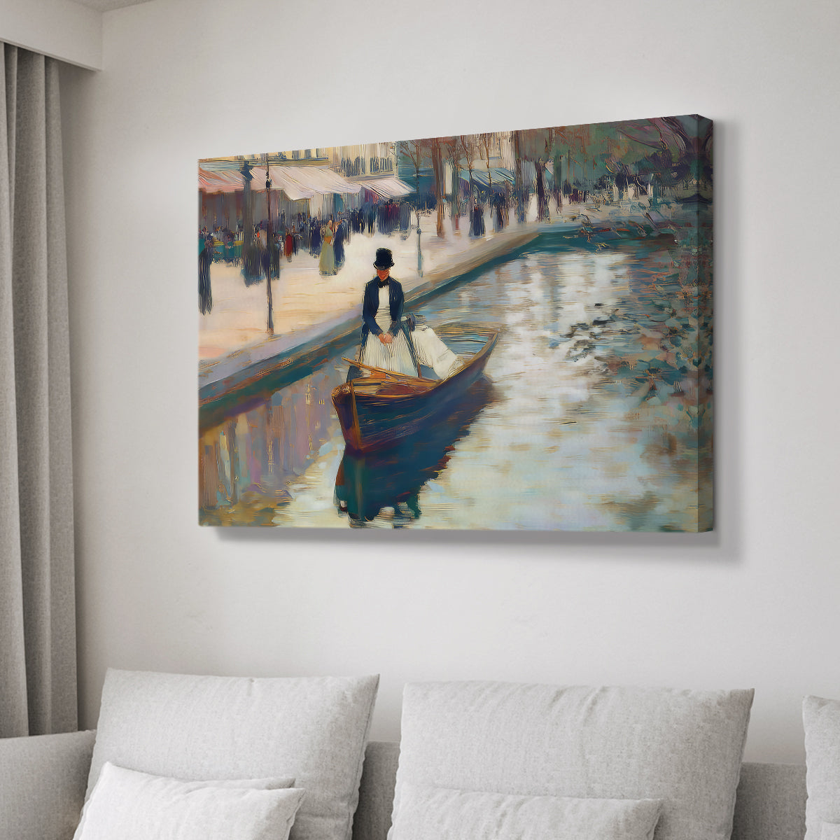 River Impression LXVII - Canvas Art Print