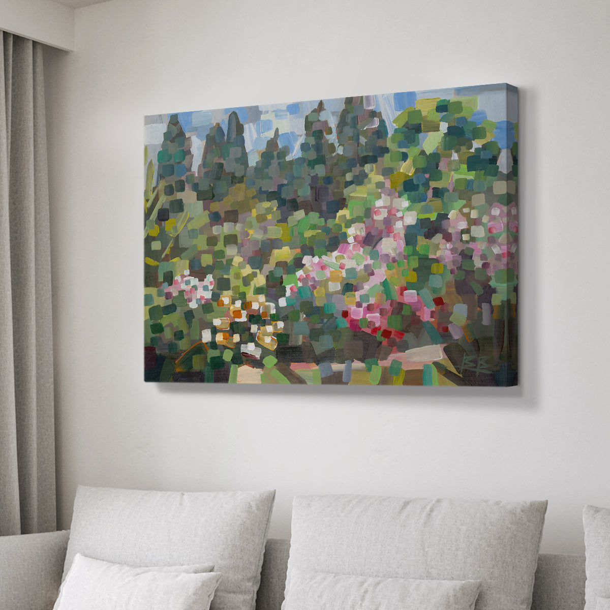 Arboretum in Spring - Canvas Art Print