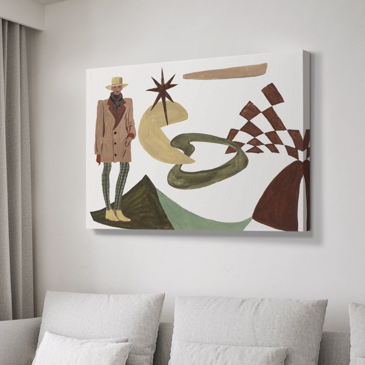 Vintage Vibes IV - Canvas Art Print