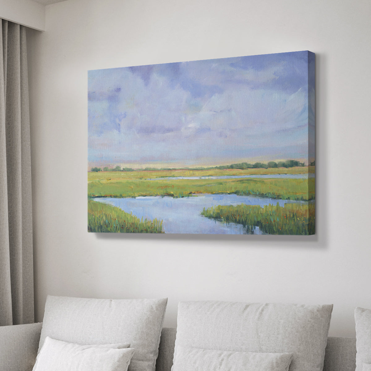 Summer Marsh I - Canvas Art Print