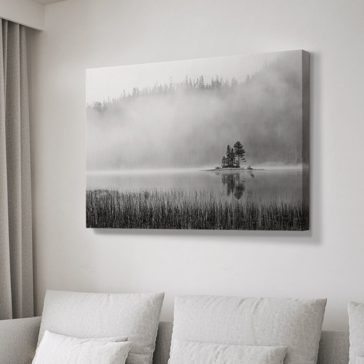 Island Fog - Canvas Art Print