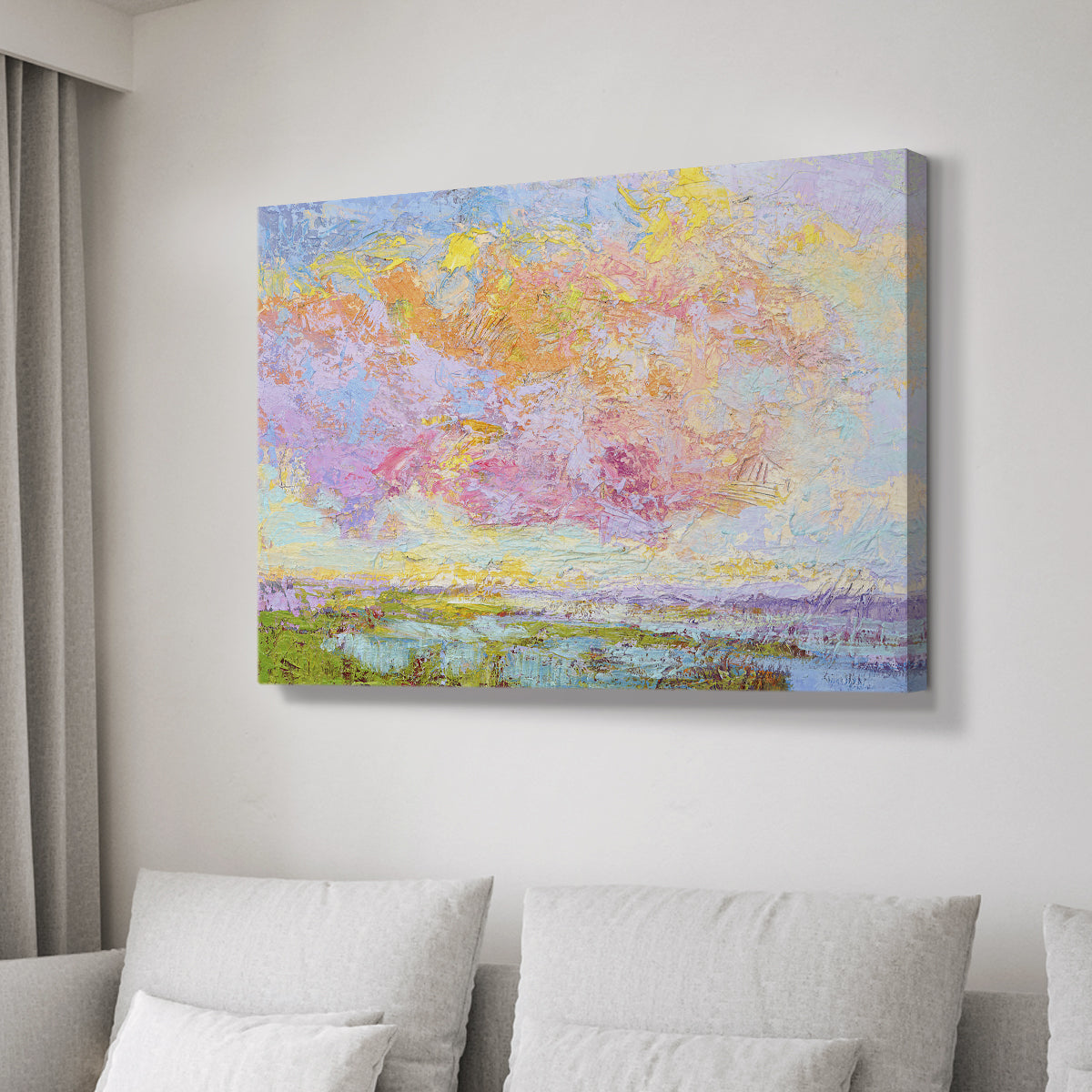 On a Summer's Eve - Canvas Art Print