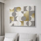 Modern Gold Reflections - Canvas Art Print
