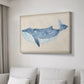 Rustic Whale II - Canvas Art Print