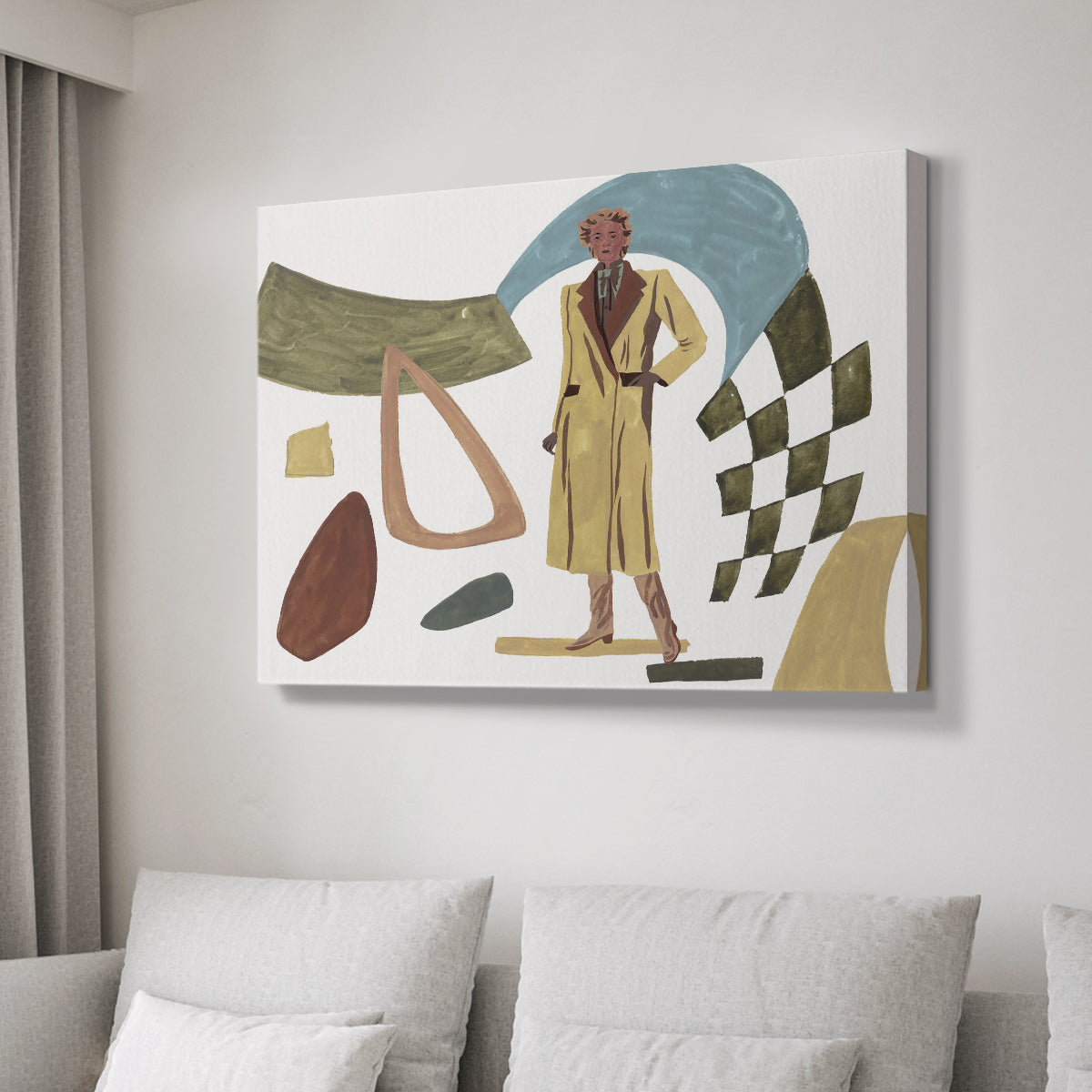 Vintage Vibes III - Canvas Art Print