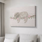 Floral Sloth - Canvas Art Print