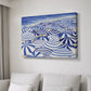 Candy Bowl Prussian Blue - Canvas Art Print