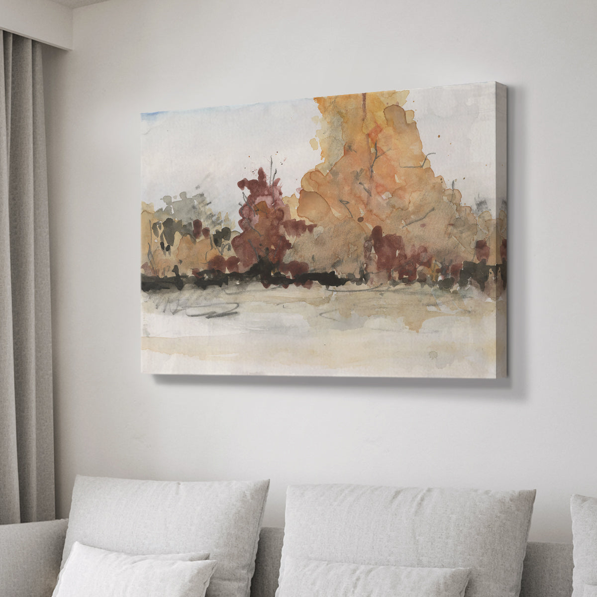 The Autumn View II - Canvas Art Print