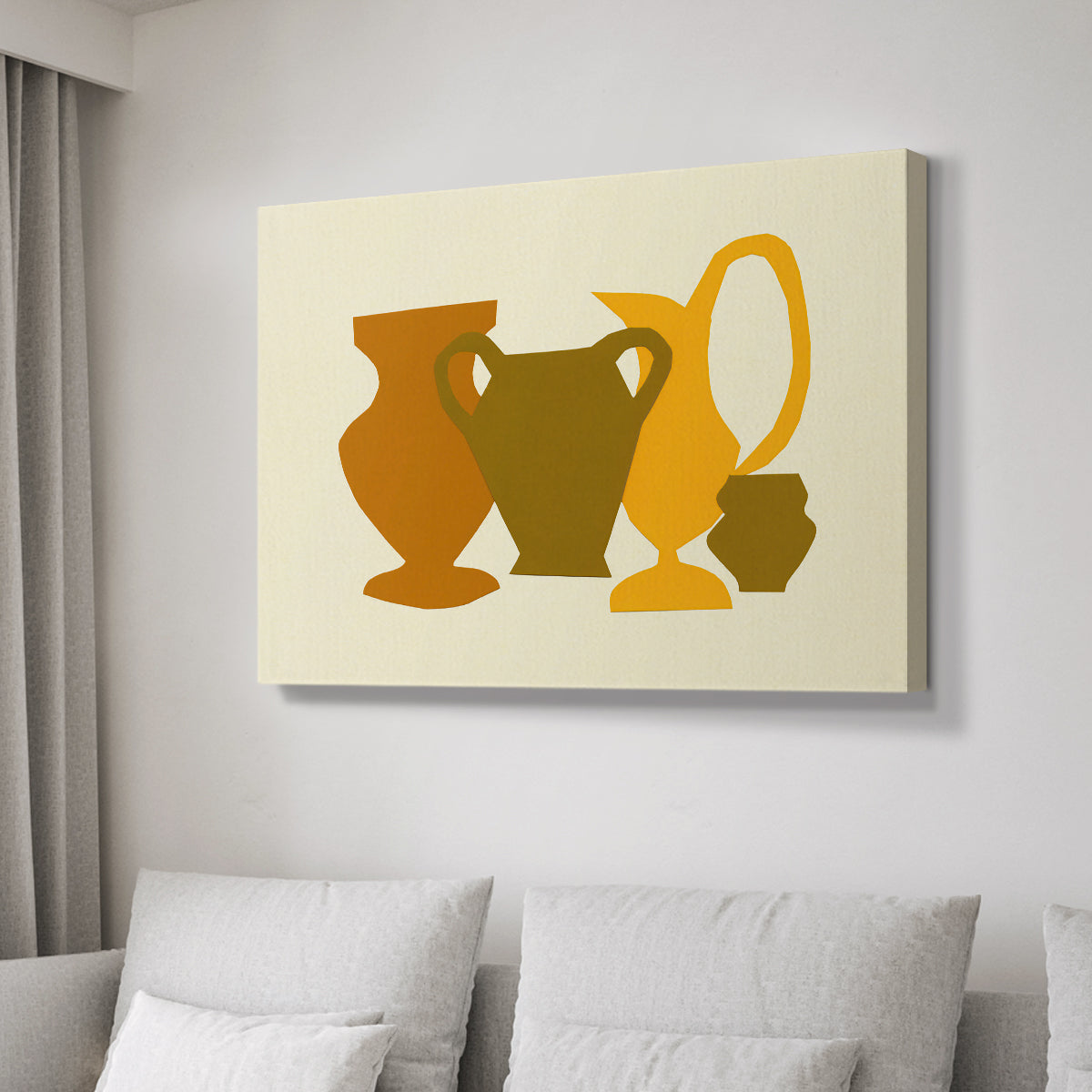 Posing Pottery II - Canvas Art Print