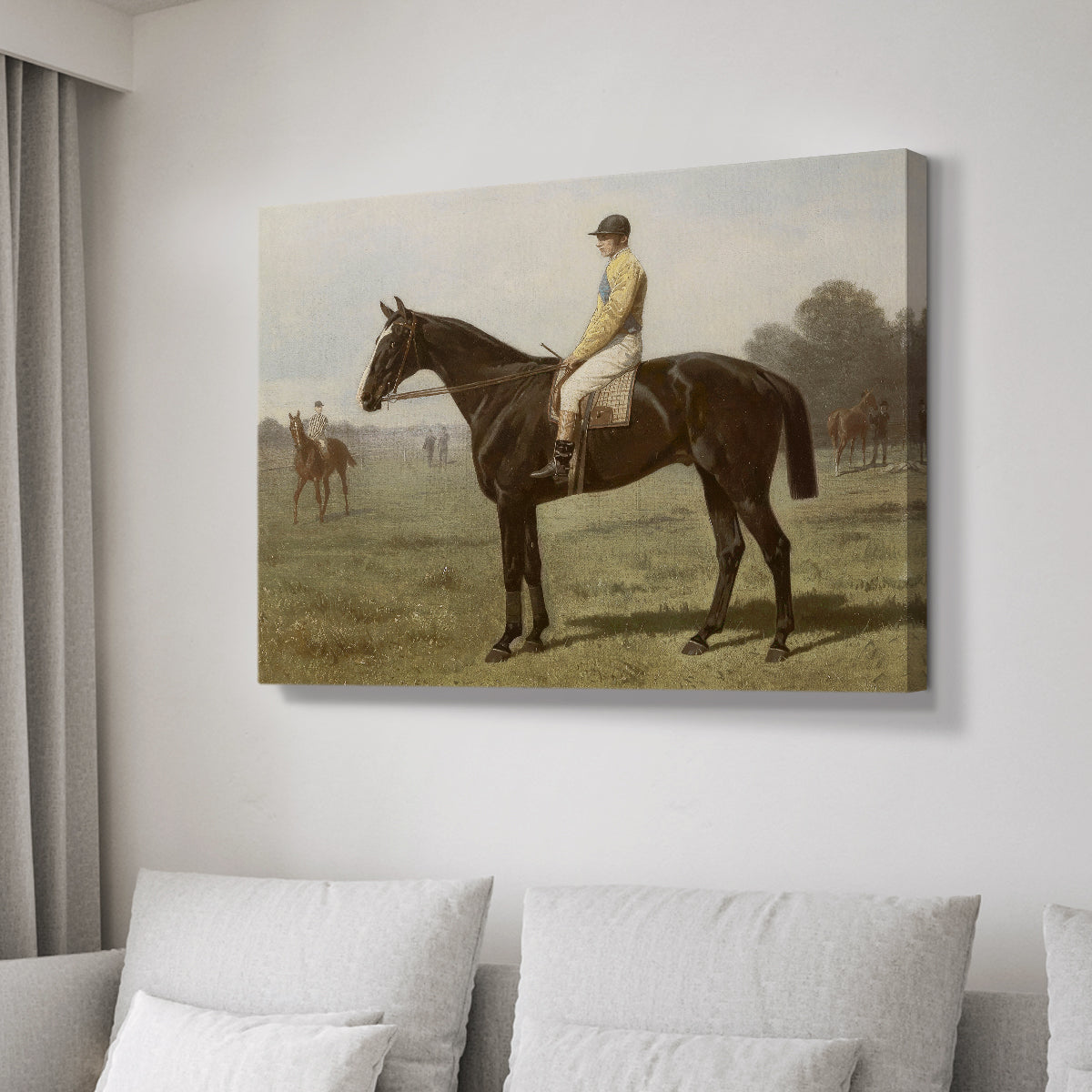 Vintage Jockey XXXVII - Canvas Art Print