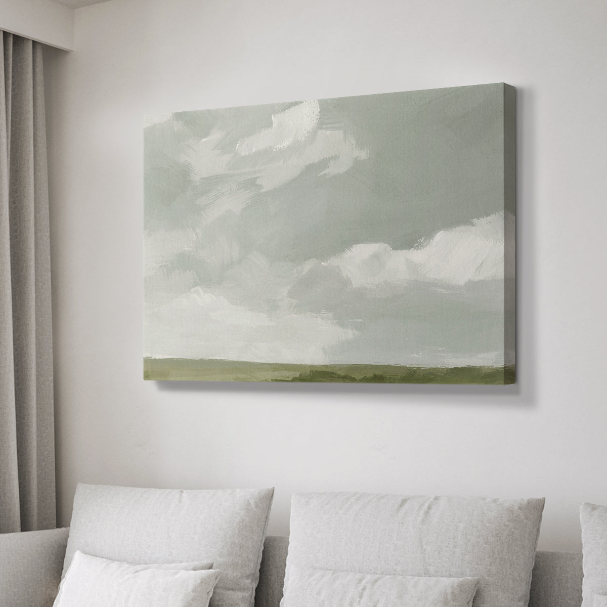 Gray Stone Sky II - Canvas Art Print