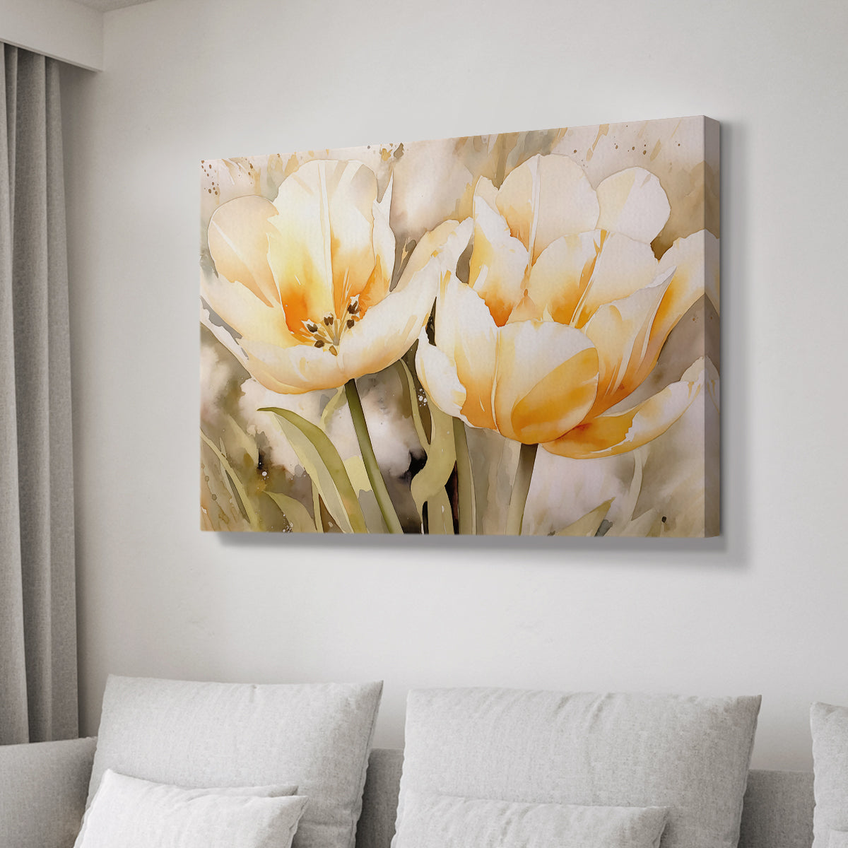 Floral Watercolor XXVI - Canvas Art Print