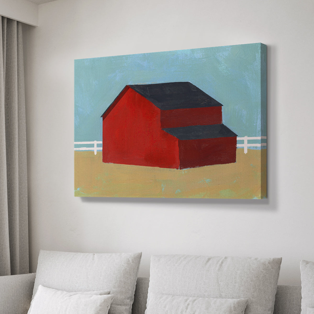 Big Red One II - Canvas Art Print